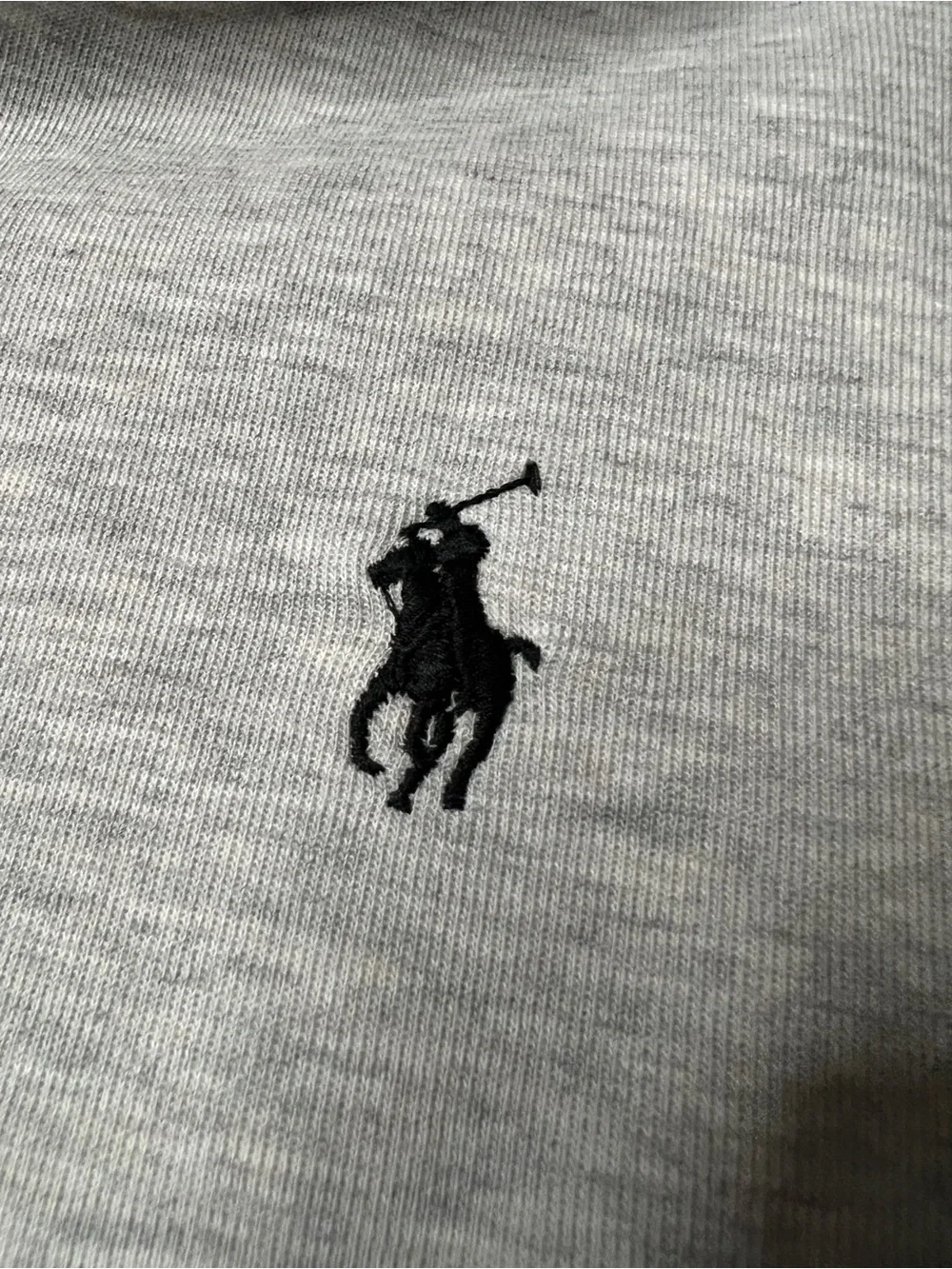 Polo by Ralph Lauren Heather Gray Zip-Up Hooded Sweatshirt